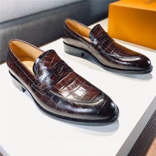 Louis Vuitton 2020 Men's Leather Oxford Shoes … - 1