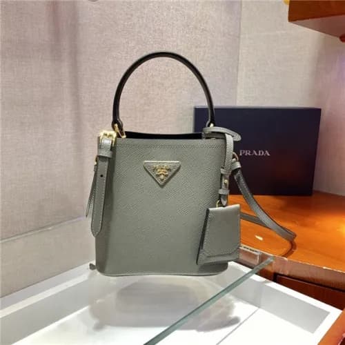 Prada 2020 Women's Leather Mini Tote Shoulder … - 1