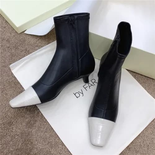 By Far 2020 Women's Leather Ankle Boots - 바이파 … - 1