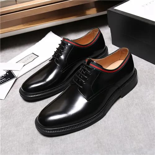 Gucci 2020 Men's Leather Oxford Shoes - 구찌 202… - 1