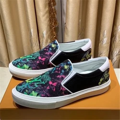 Louis Vuitton 2021 Men's Leather Sneakers - 루이… - 1