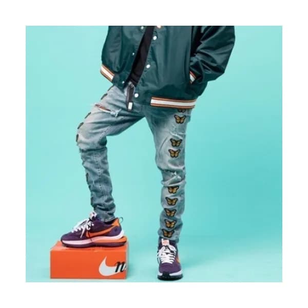 Off-white 2021 Mens Logo Denim Jeans - 오프화이트 2021 … - 1