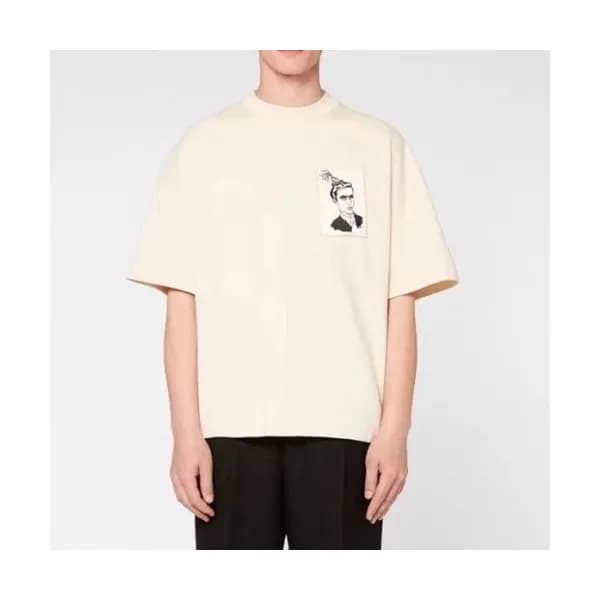 Ami Mm/Wm Casual Cotton Short Sleeved Tshirt Ivor… - 1