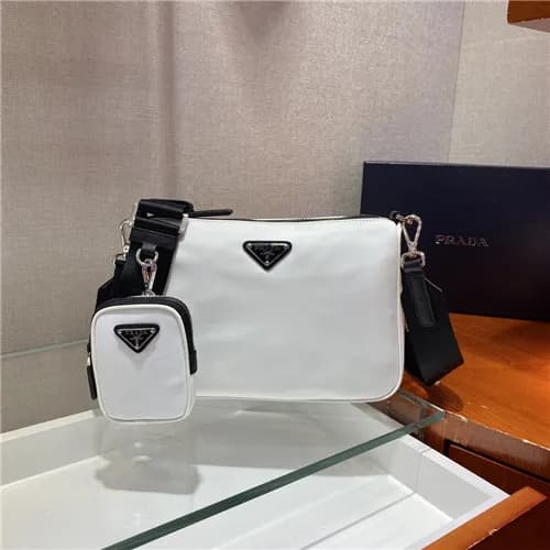 Prada 2021 Man's Nylon Shoulder Bag,24cm,2VH11… - 1