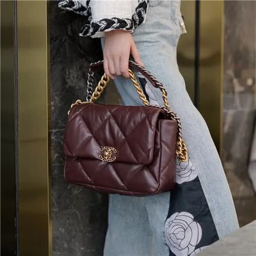 [럭셔리]Chanel 2021 Women's Leather Tote Bag/Shou… - 1