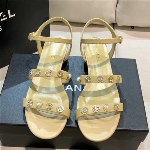 [매장판]Chanel 2021 Women's Leather Sandal,CHAS06… - 1