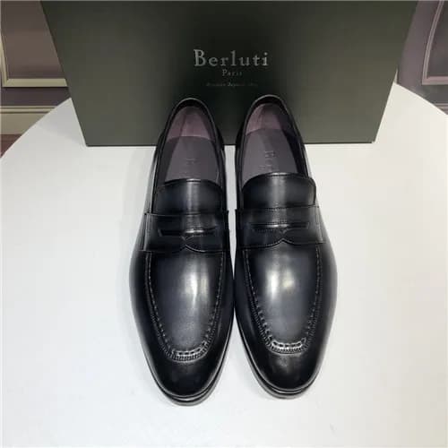 Berluti 2021 Men's Leather Oxford Shoes,BERTS0… - 1