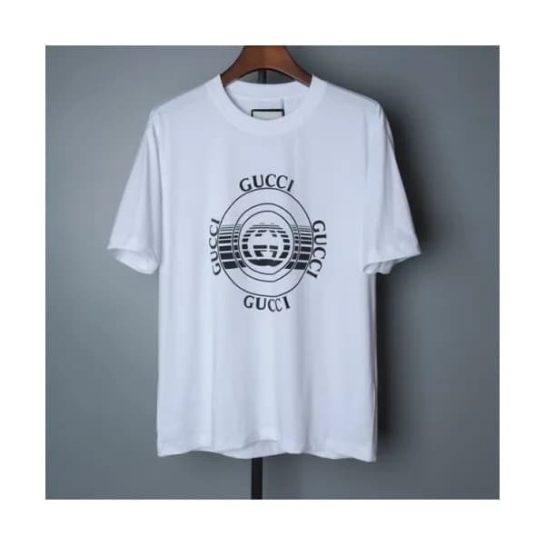 Gucci Mm/Wm Logo Short Sleeved Tshirts White - 구찌… - 1