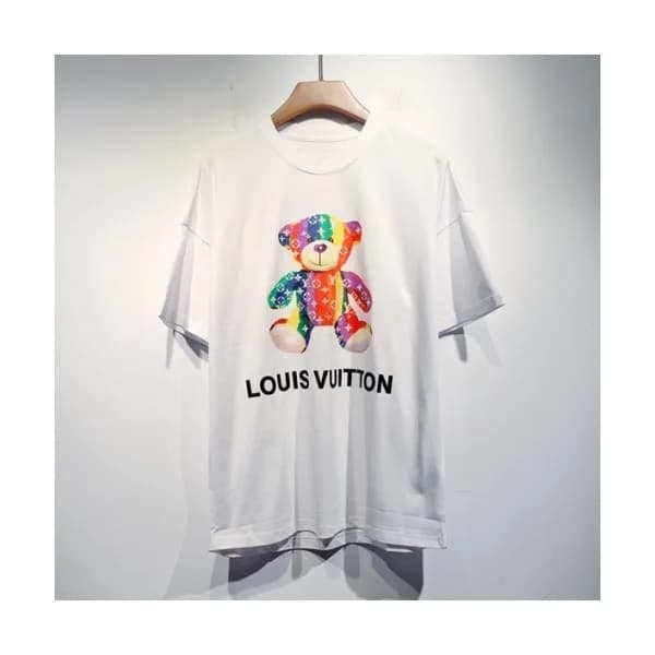 Louis vuitton Mm/Wm Logo Short Sleeved Tshirts Wh… - 1