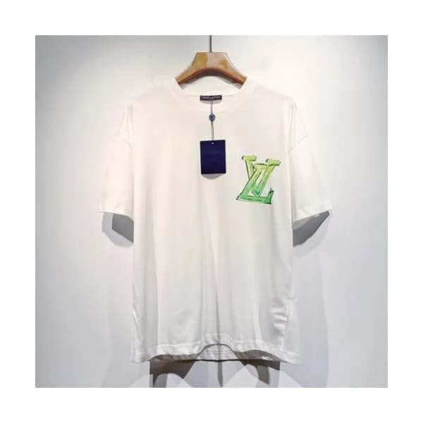 Louis vuitton Mm/Wm Logo Short Sleeved Tshirts Wh… - 1