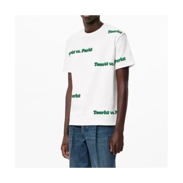 Louis vuitton Mm/Wm Logo Short Sleeved Tshirts Wh… - 1