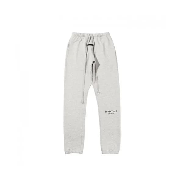 Fear of god Mens Logo Modern Casual Pants Gray - … - 1