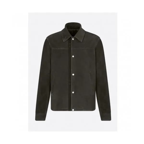 Dior Mens Logo Modern Leather Jacket Black - 디올 2… - 1