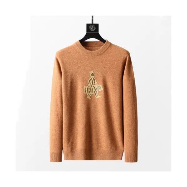 Prada Mens Crew-neck Sweaters Orange - 프라다 2021 남… - 1