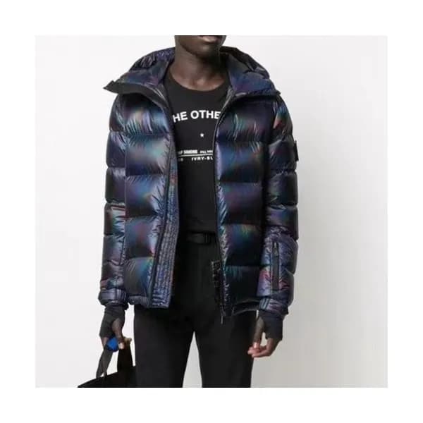 Moncler Mm/Wm Patch Logo Modern Down Padding Blue… - 1