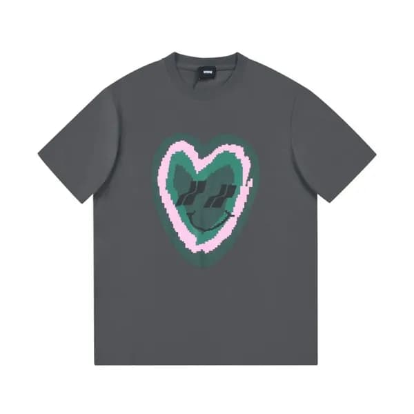 웰던 남/녀 크루넥 그레이 반팔티 - Unisex Gray Tshirts - wel005… - 1