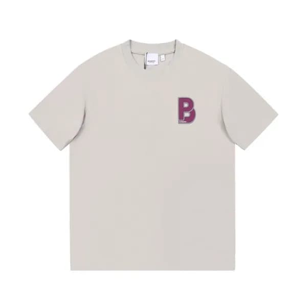 버버리 남성 블랙 크루넥 반팔티 - Mens Black Tshirts - Bur04488x - 1