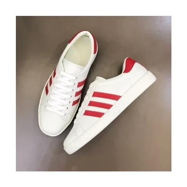 구찌 남성 클래식 레드 스니커즈- Mens Red Sneakers - guc05126X - 1