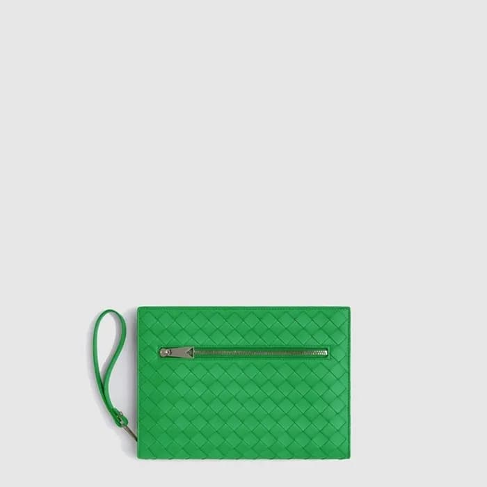 보테가 베네타 남성 그린 클러치 - Bottega veneta Mens Green Clut… - 1