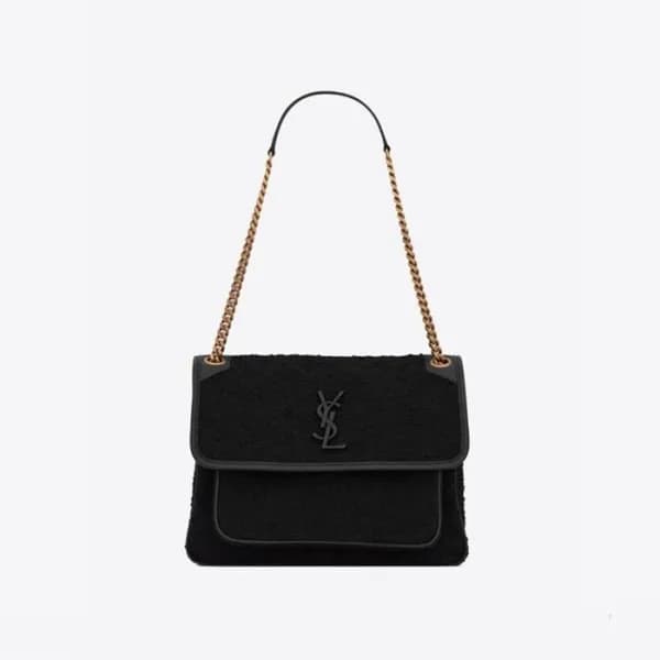 입생로랑 여성 블랙 숄더백 - Saint Laurent Womens Black Should… - 1