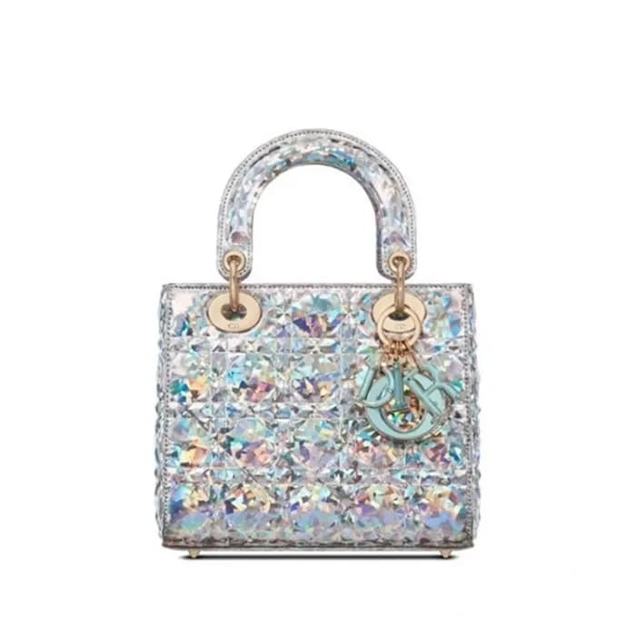 디올 여성 실버 레이디백 - Dior Womens Silver Lady Bag - di99… - 1