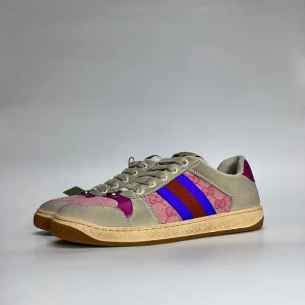 구찌 남/녀 퍼플 스니커즈 - Gucci Unisex Purple Sneakers- gu6… - 1