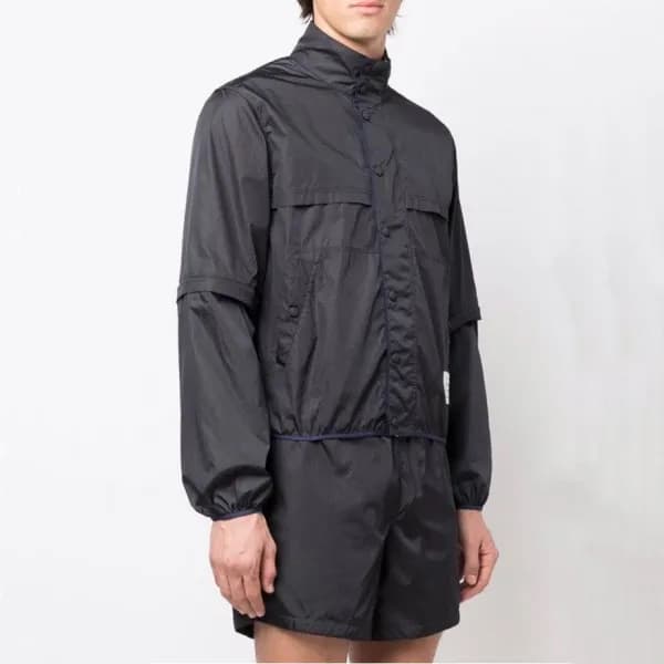 톰브라운 남성 블랙 자켓 - Thom Browne Mens Black Jackets - t… - 1