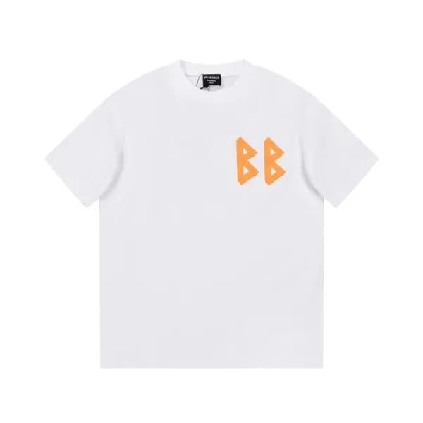 발렌시아가 남성 화이트 크루넥 반팔티 - Balenciaga Mens White Short… - 1