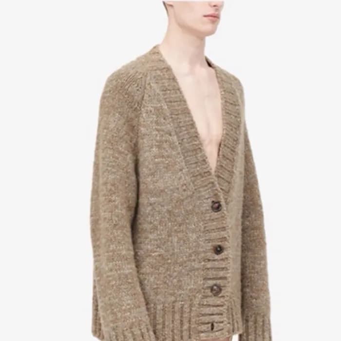 메종 마르지엘라 남성 카멜 가디건 - Maison margiela Mens Camel Ca… - 1