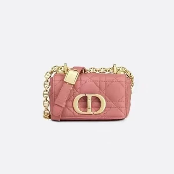 디올 여성 핑크 카로 백 - Dior Womens Mini Caro Bag - dib492… - 1