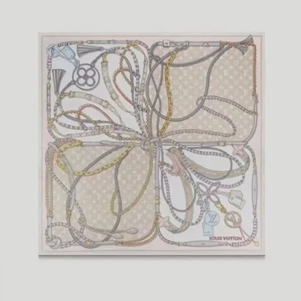 루이비통 여성 베이지 스카프 - Louis vuitton Womens Scarf - acc… - 1