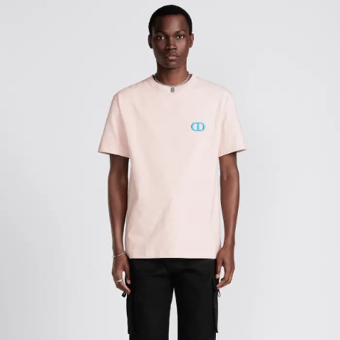 디올 남성 핑크 반팔티 - Dior Mens Pink Tshirts - dic291x - 1