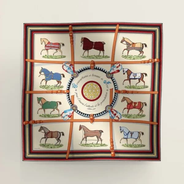 에르메스 여성 실크 스카프 - Hermes Womens Silk Scarf - acc224… - 1