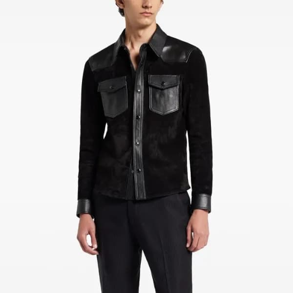 톰포드 남성 가죽 자켓 - Tom Ford Mens Leather Jackets - toc… - 1
