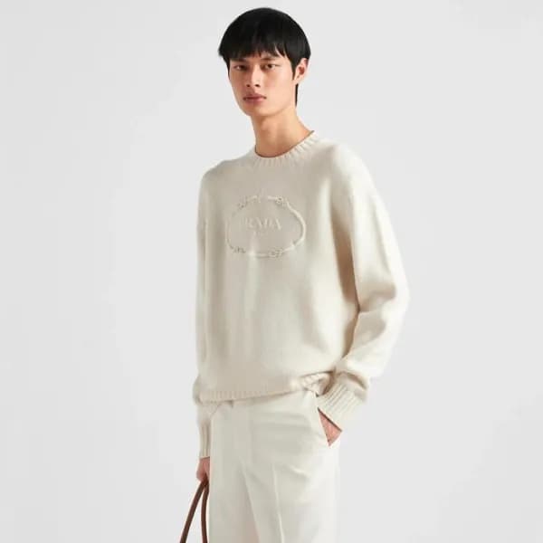 프라다 남성 라운드 스웨터 - Prada Mens Round Sweater - prc238… - 1