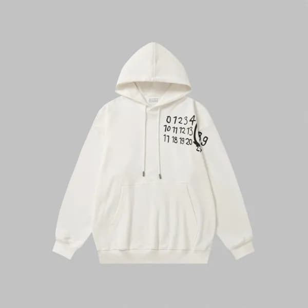 메종 마르지엘라 남성 베이직 후드티 - Maison margiela Mens Basic H… - 1