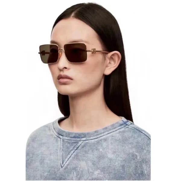 로에베 여성 프리미엄 메탈 프레임 선글라스 - Loewe Womens Premium Met… - 1