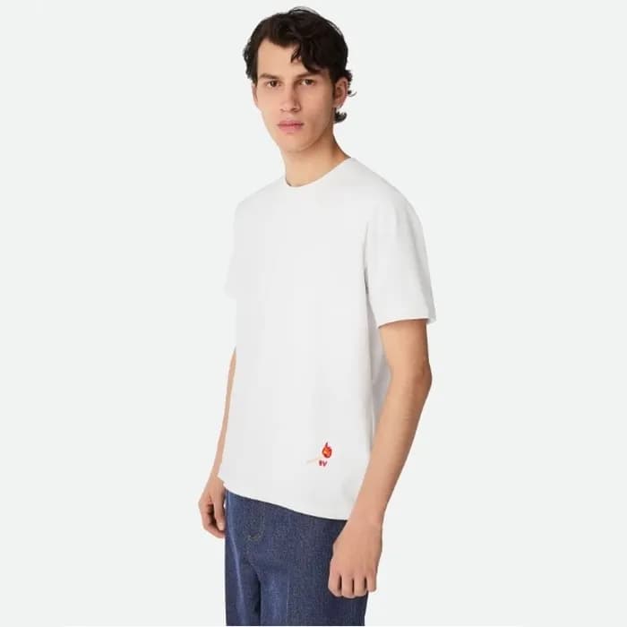 보테가베네타 남성 라운드 반팔티 - Bottega veneta Mens Round Tshi… - 1