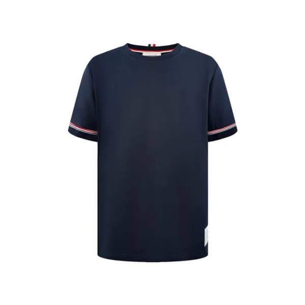 톰브라운 남성 라운드 반팔티 - Thom Browne Mens Round Tshirts -… - 1