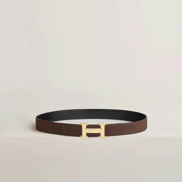 에르메스 남성 H Striee 버클 리버서블 벨트 - Hermes Mens H Striee… - 1
