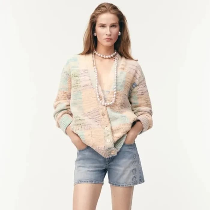 샤넬 여성 코코 데님 쇼츠 - Chanel Womens Coco Shorts - chc76… - 1