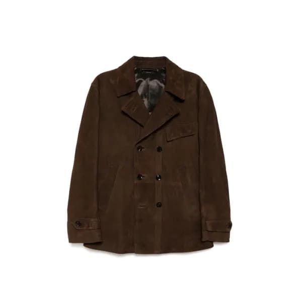 톰포드 남성 가죽 자켓 - Tom Ford Mens Leather Jacket - toc8… - 1