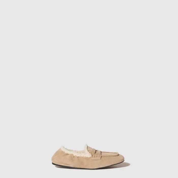 미우미우 여성 루슈 스웨이드 로퍼 - Miu Miu Womens Ruche Suede Lo… - 1