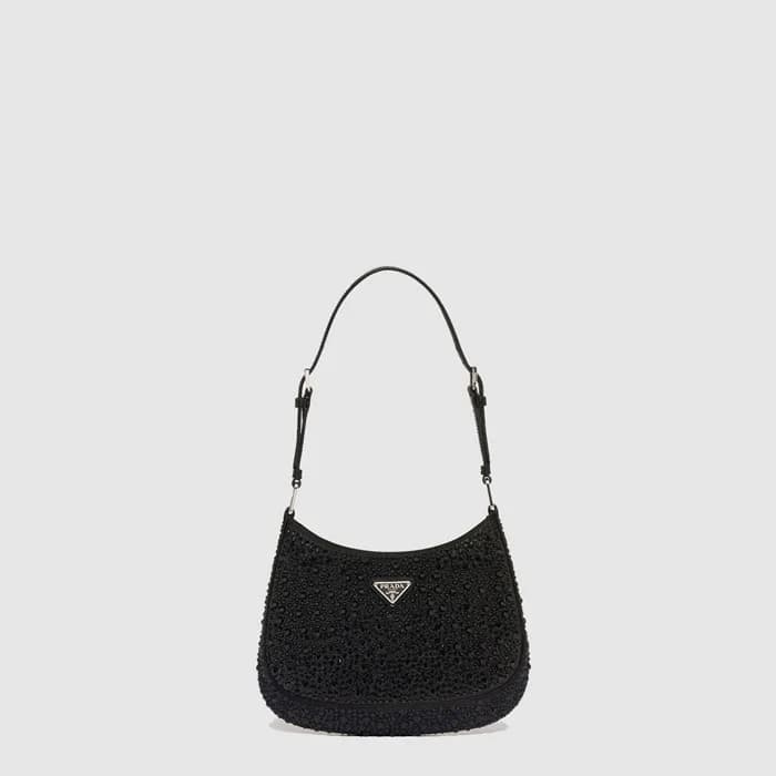 프라다 여성 클레오 새틴 백 1BC169 - Prada Womens Cleo Satin B… - 1