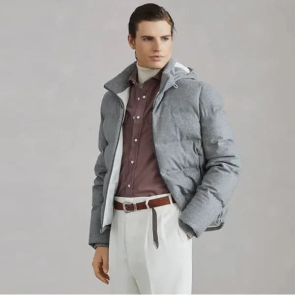 브루넬로쿠치넬리 남성 다운 패딩 - Brunello Cucinelli Mens Down P… - 1