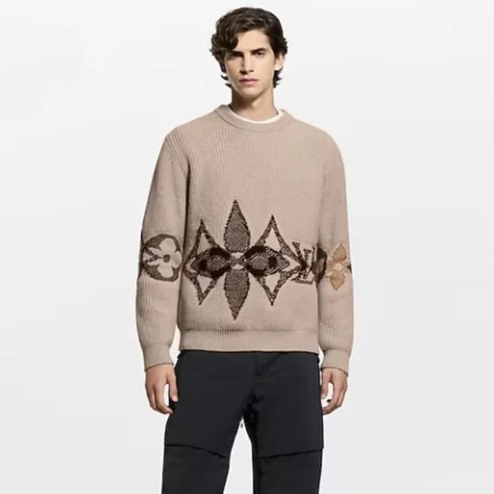 루이비통 남성 라운드 스웨터 - Louis vuitton Mens Round Sweater… - 1