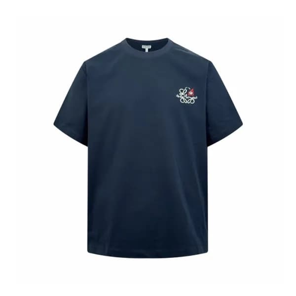 로에베 남성 라운드 반팔티 - Loewe Mens Round Tshirt - loc1301… - 1