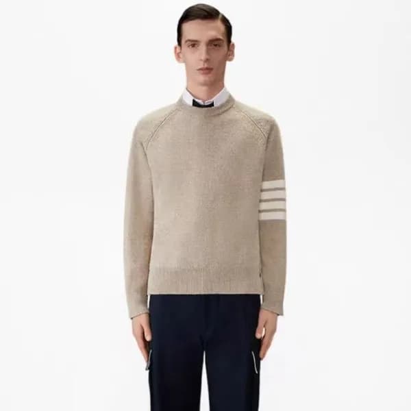 톰브라운 남성 라운드 스웨터- Thom Browne Mens Round Sweater - … - 1