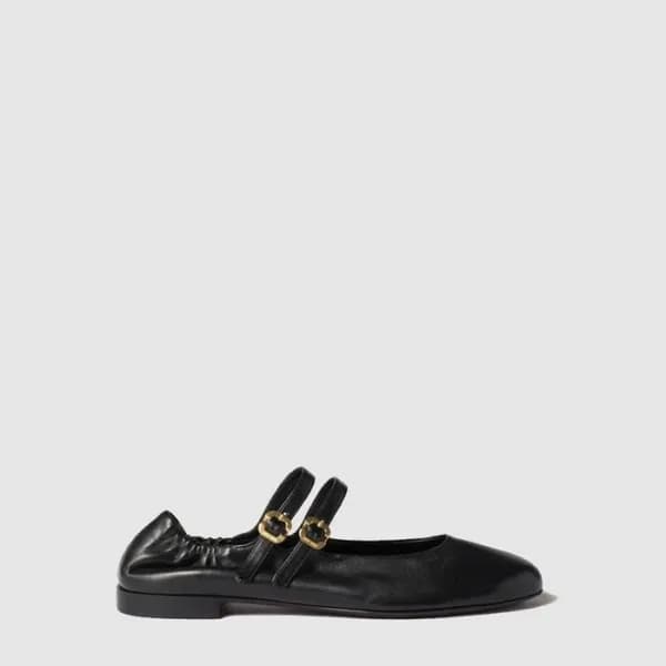 미우미우 여성 루슈 발레리나 - Miu Miu Womens Rouche Ballerina … - 1