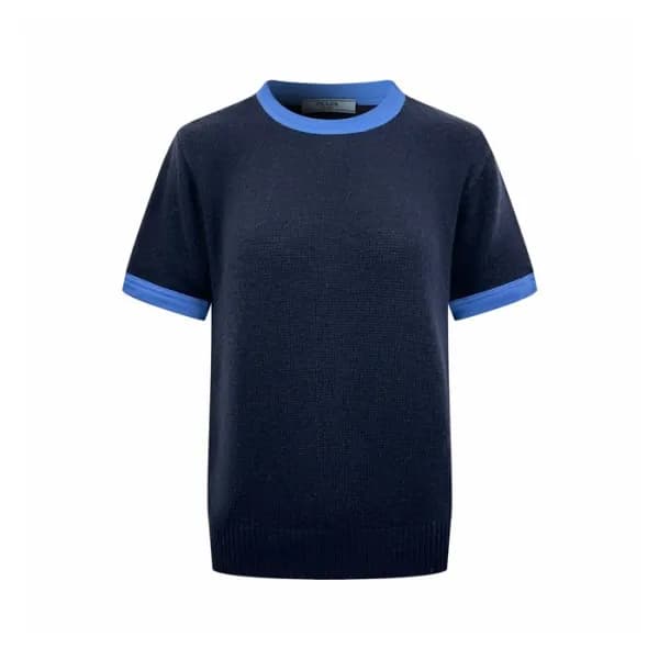 프라다 여성 라운드 반팔티 - Prada Womens Round Tshirt - prc14… - 1